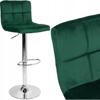 Barová židle Barová Židle eHokery , zeleň látka 107 cm