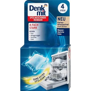 Mycí prostředek DENKMIT tablety do myčky nádobí 4 ks z Německa