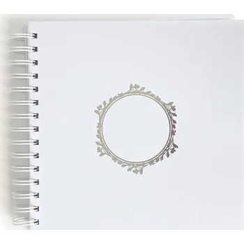 Fotoalbum Bílé album na scrapbooking 20,5x20,5 cm