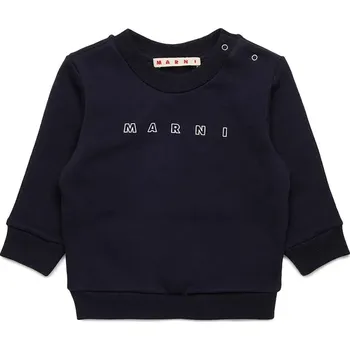 Dámská mikina Dětská bavlněná mikina Marni MS319B SWEAT-SHIRT M01437 námořnická modř 59X, vel. 67