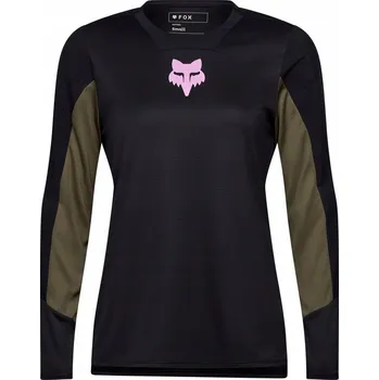 cyklistický dres Mikina cyklistická mikina Fox Defend LS Jersey Park - černá M