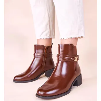 Dámská zimní obuv Boty na podpatku model 222371 Solea 37