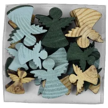 Bytová dekorace Přízdoba anděl, 24 ks v boxu|Ego Dekor