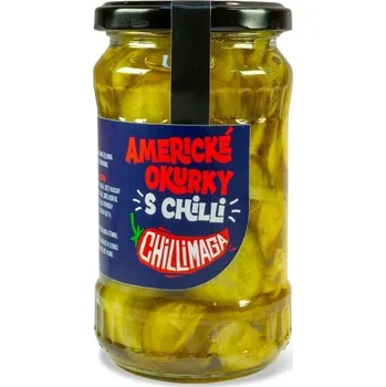 konzervovaná zelenina ChilliMaga Americké okurky s chilli 300 g