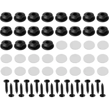 GPS ALI2 20 kusů kulatých plachtových háčků se šrouby, knoflíky na plachty pro přívěs, plachtové háky