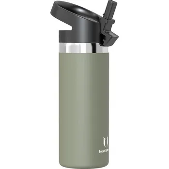 Dětská láhev na vodu Super Sparrow 500ml - Otočná termoska s širokým otevíráním - Termoska bez BPA,
