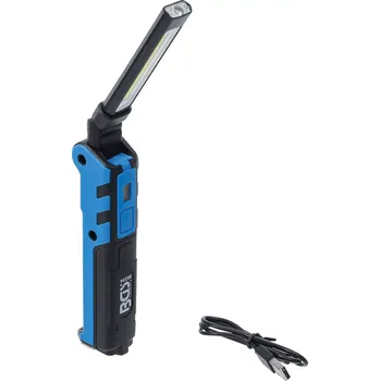 Pracovní světlo AKU montážní lampa, sklopná, COB LED 5 W - B85334