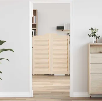 vidaXL Křídlové dveře Louvred Design 2 páry 90x80 cm [4107127] Barva: Přírodní