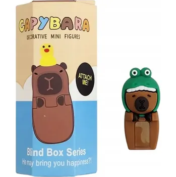 Figurka SADA FIGUREK OZDOBA NA TELEFON MONITOR KAPYBARA KAPYBARA DÁREK
