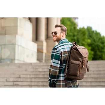 Paolo Peruzzi sportovní batoh hnědý