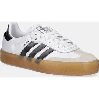 Dámské tenisky Nubukové tenisky adidas Originals Sambae JS3942 bílá 00X, EUR 38