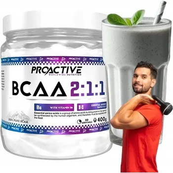 Aminokyselina BCAA prášek ProActive BCAA 2:1:1 400g ProActive 400 g přírodní