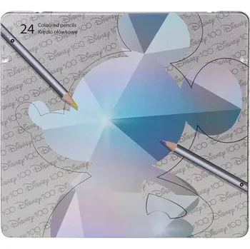 Pastelka PASTELKY KULATÉ 24 BAREVNÉ DISNEY 100