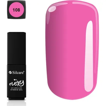 Lak na nehty Hybridní lak Flexy 108 4,5g růžový na nehty bez TPO, UV