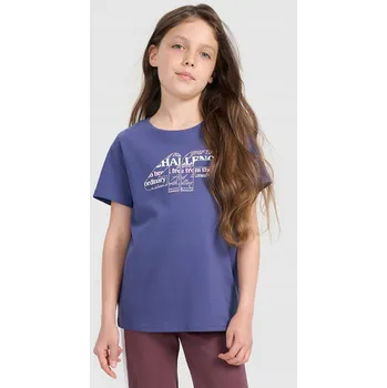 4F dětské tričko modré bavlna velikost 152