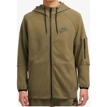 Pánská mikina Pánská zelená Sportovní Mikina na zip Nike DD5284-222 vel. S