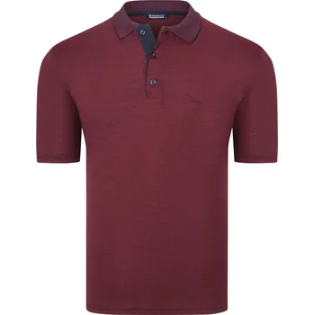 Pánská košile Bordová pánská polokošile Dewberry dewberry tmavě červená 3503074