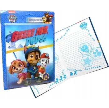 Zápisník Zápisník A5 Kids Euroswan Tlapková patrola modrý