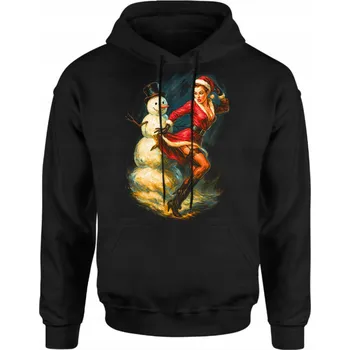 Pánská mikina Mikina Vánoční Pánská Sněhulák Legrační Sexy 3D potisk Dárek Bavlna