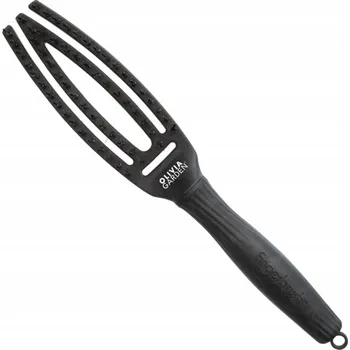 kartáč na vlasy OLIVIA GARDEN Kartáč na rozčesávání vlasů Finger S Černý