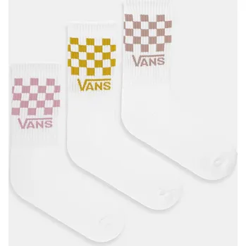 Pánské oblečení Ponožky Vans 3-pack VN000QBUEN71 bílá 00C, vel. 48/51