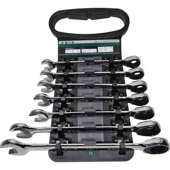 Klíč OČKOPLOCHÉ KLÍČE S RÁČNOU HONITON SADA