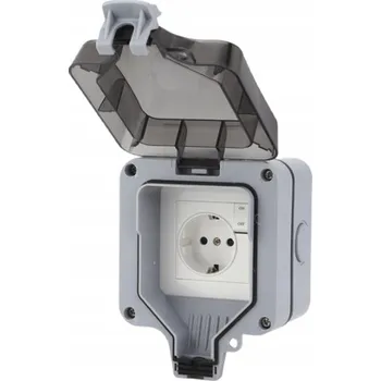 Elektrická zásuvka Elektrická Zásuvka Pan i Pani Gadżet šedá