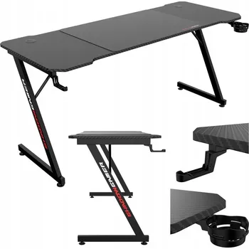 Jídelní stůl Herní stůl Shadow Gamer 160 x 75 x 60 cm