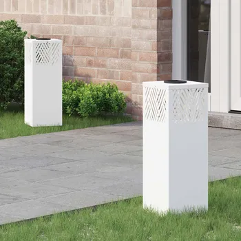 Venkovní osvětlení Solární LED Cestovní Světlo 2 pcs Bílá Studeně válcovaná ocel