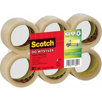 Lepicí páska Balicí páska Scotch-3m průhledná, šířka 50 mm, délka 66 m, 1 ks