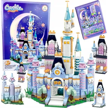 ostatní stavebnice HRAD PRO PRINCEZNU STAVEBNICE 6 RŮZNÝCH VARIANT, HODNĚ DÍLKŮ
