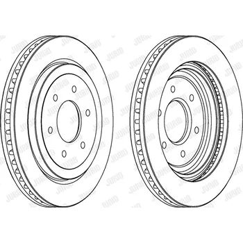 Autodíl Brzdový kotouč JURID 563024JC-1