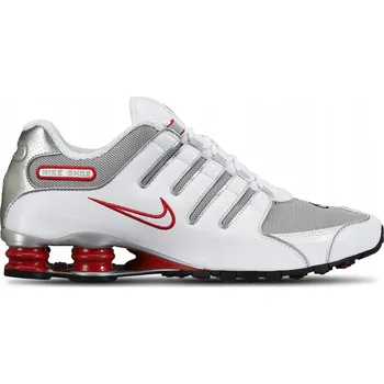 Pánská obuv Nike Shox NZ bílé červené stříbrné pánské 378341-104 46