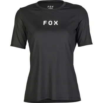 Cyklistické oblečení FOX Dámský dres Ranger Wordmark Lady Black, S