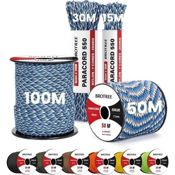 Kompresor Brotree 4mm Paracord 7 pramenů Nylon