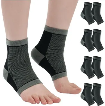 Cheap4uk Ortéza na kotník, 4 páry černé