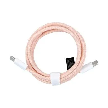 USB‑C – USB‑C kabel PD/QC 3.0, 3 A, 60 W, 1,5 m, růžový (C263) - OEM + zdarma možnost vyzkoušet a vrátit zboží do 30 dní