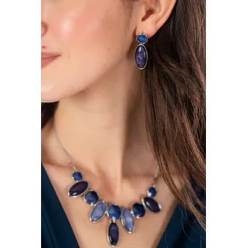 Náušnice Dámské náušnice BIBI Modrá uni