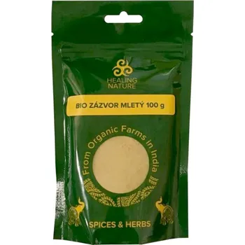 Koření Healing Nature BIO Zázvor mletý, 100 g