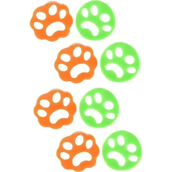 Kosmetika pro psa Plemont 8 kusů oranžových a zelených odstraňovačů zvířecích chlupů, opakovaně použitelný