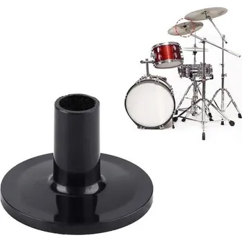 Bicí nástroj Pouzdra na činely, 8 kusů, náhradní příslušenství pro činely, bicí, černé plastové dlouhé pouzdra