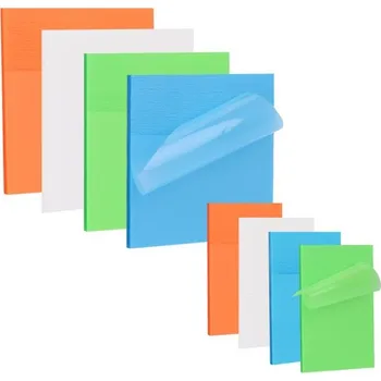 Pořadač na recepty 400 průhledných samolepicích papírů Manicaf