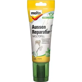 Zahradní dekorace Molto Exterior Repair Moltofill, hotový tmel do exteriéru pro drobné opravy, bílý, 330 g (1 balení)