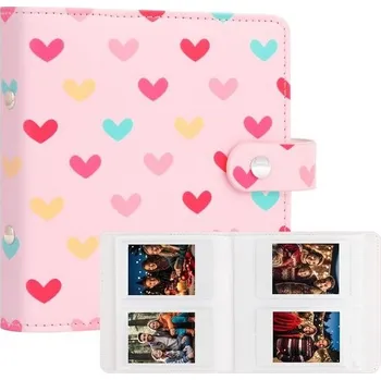 112 kapes, mini fotoalbum 2 x 3, přenosné pouzdro na fotokarty K-pop, kompatibilní s fotoaparáty