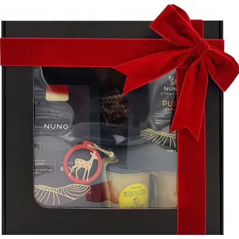 Kosmetická sada Dárek BOX Sada Vánoce Mikuláš KÁVA NUNO GOLD + 2x MED