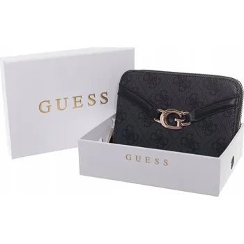 Peněženka GUESS DÁMSKÁ PENĚŽENKA DEA SLG MEDIUM ZIP ŠEDÁ