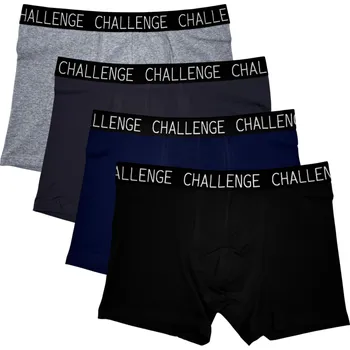 Boxerky 4x BOKSERKI ANTYBAKTERYJNE MĘSKIE BAWEŁNIANE HLADKÉ BEZEŠVÉ XL