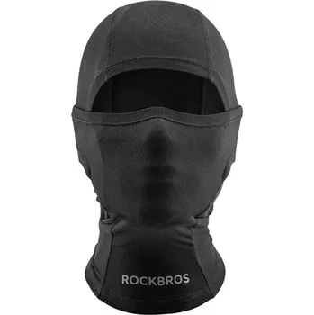 Kukla ROCKBROS Dětská zimní lyžařská a cyklistická kukla Balaclava M ČERNÁ