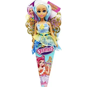 Hračka FUNVILLE Dreameez víla, panenka v kornoutu, žlutá, 29cm