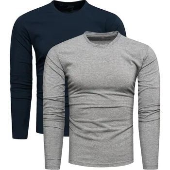 Pánské tričko Recea Pánská sada triček Luga šedo-navy XL